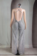 Mineral Wash Jumpsuit Set