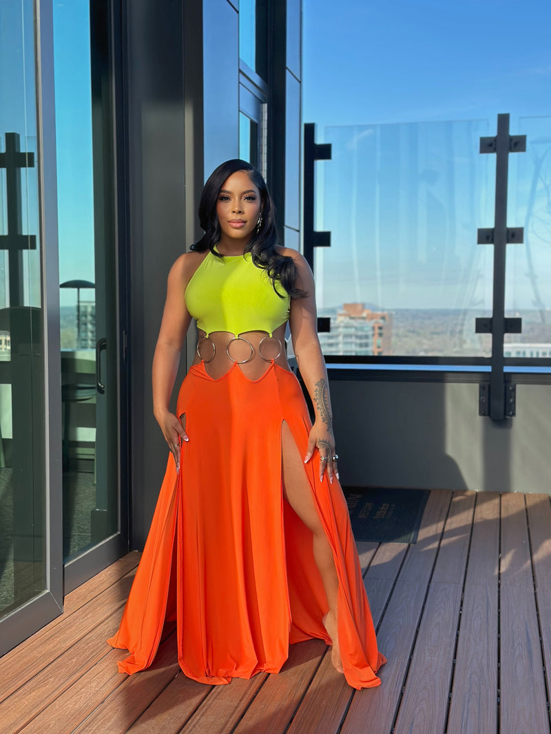 Neon Sunset Maxi
