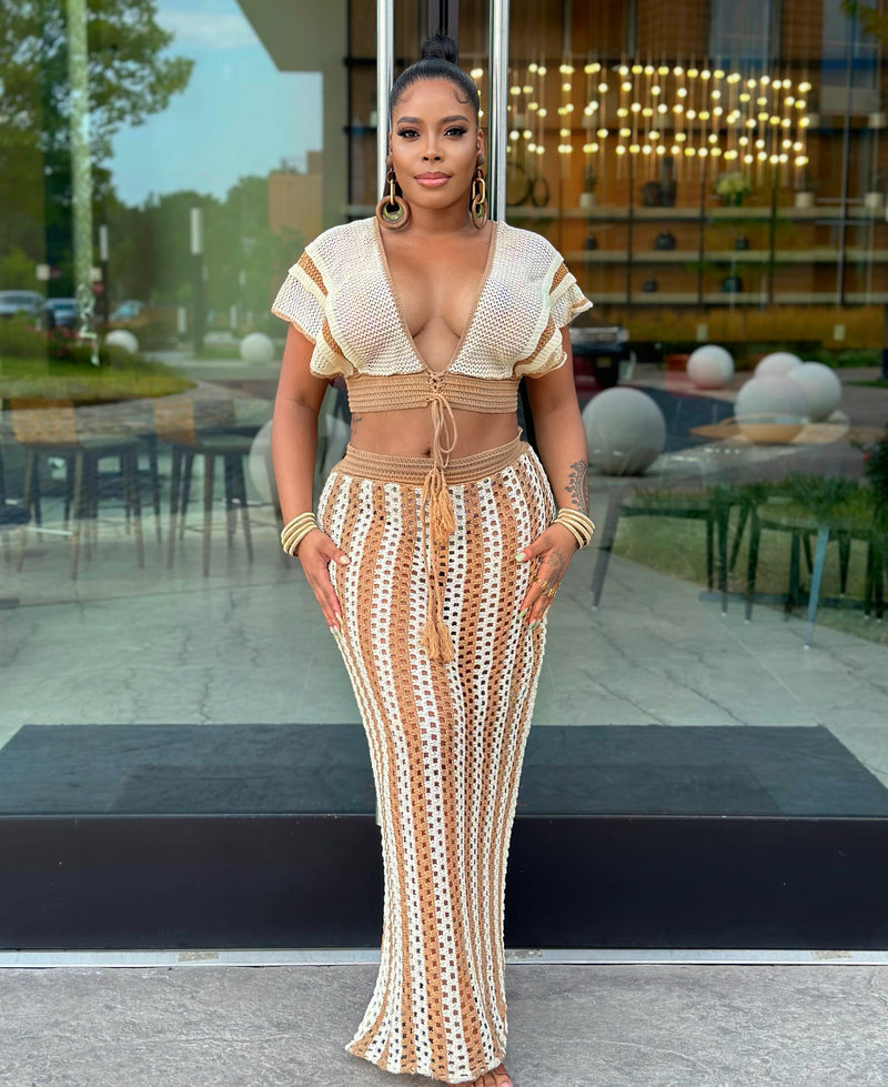 Yacht Day Skirt Set