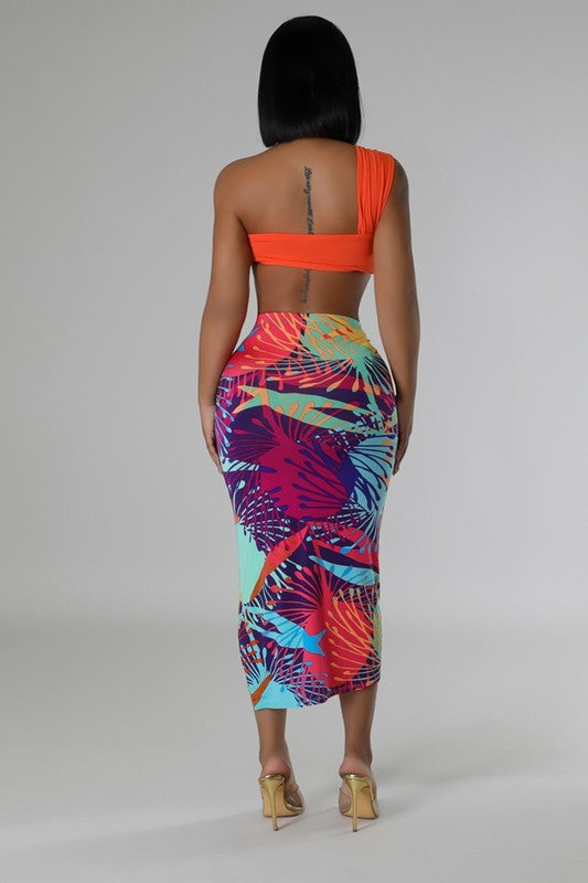 Boho Skirt Set