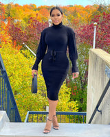 Ribbed Sweater Dress