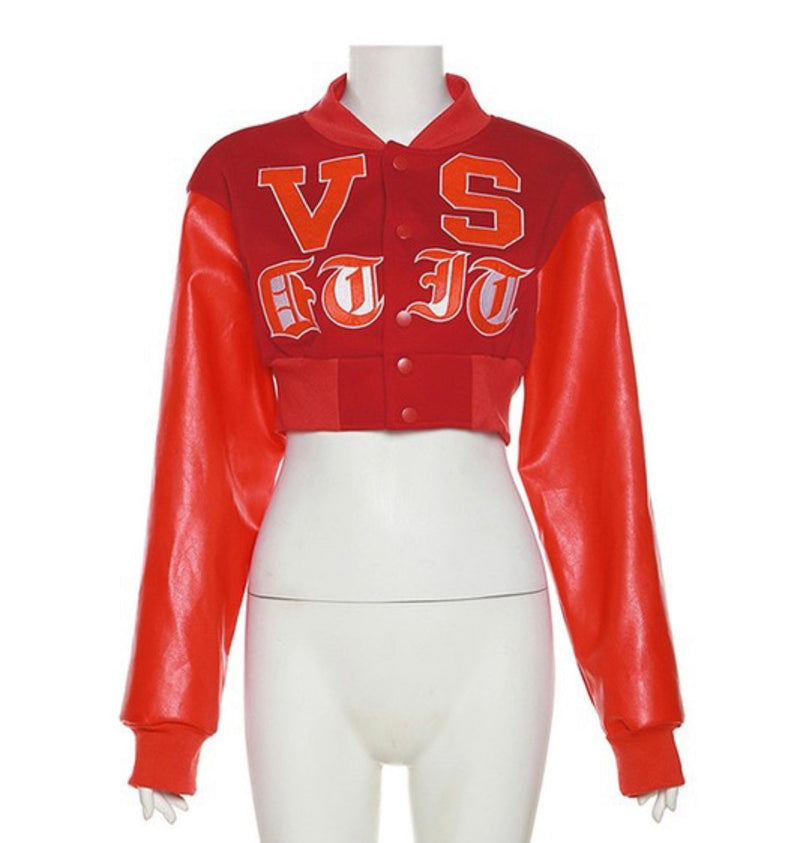 Crop Bomber Jacket