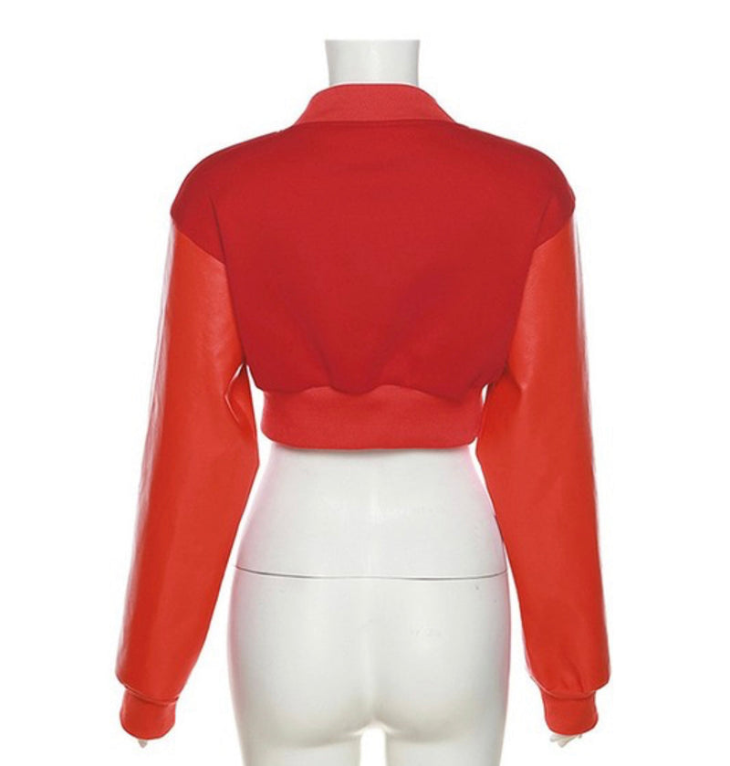 Crop Bomber Jacket