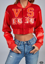 Crop Bomber Jacket