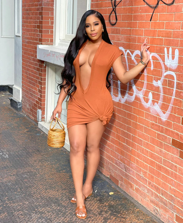 Knot Dress (Copper)
