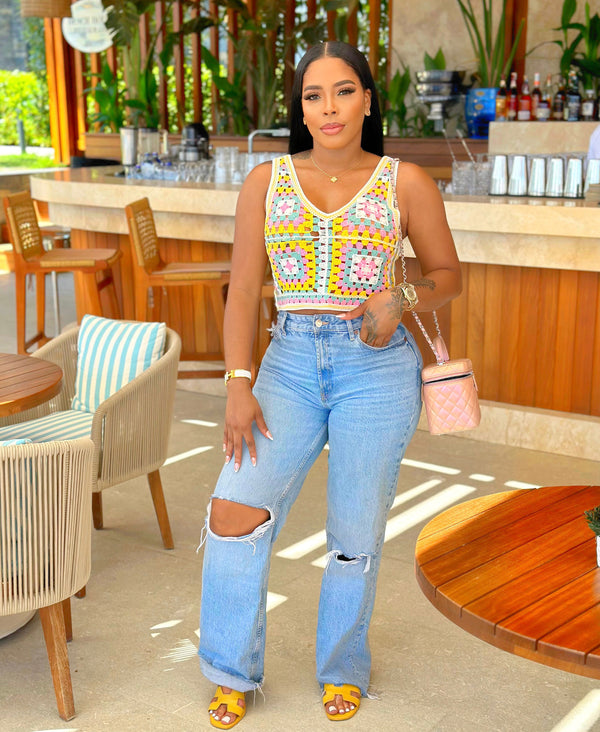Aza Crop Top