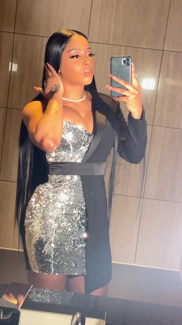 Draya Blazer Dress (Black)