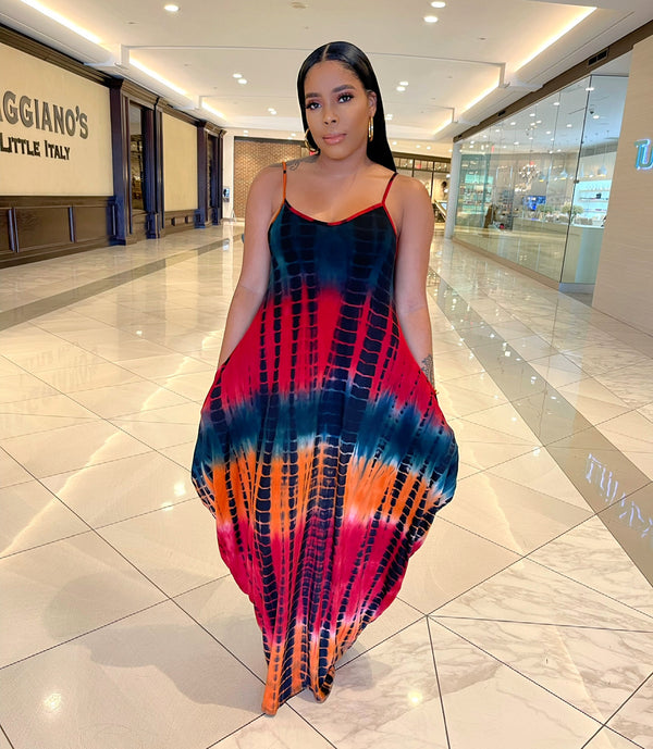 Tie Dye Maxi Dress