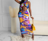 Purple Rain Skirt Set