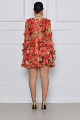 In The Moment Floral Dress