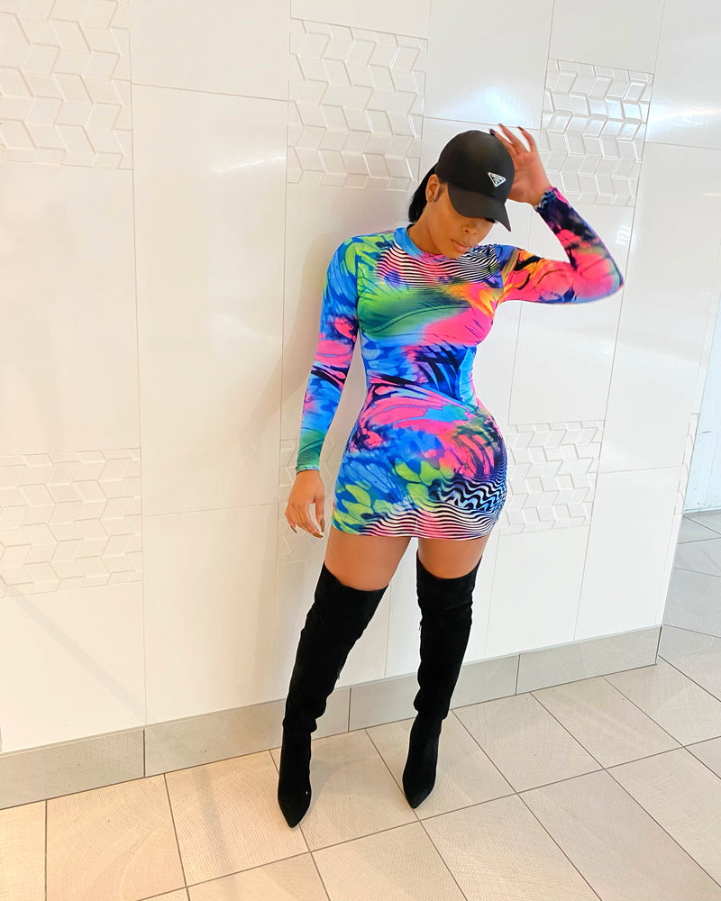 Color Block Dress