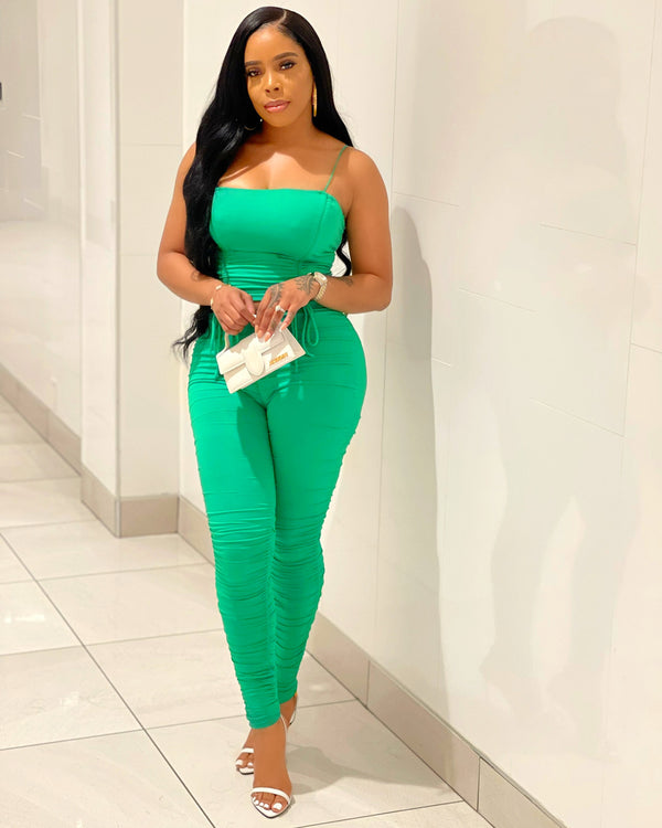 Ruched Leggings Set