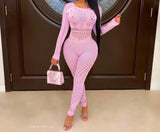 Cara Jumpsuit (Lavender)