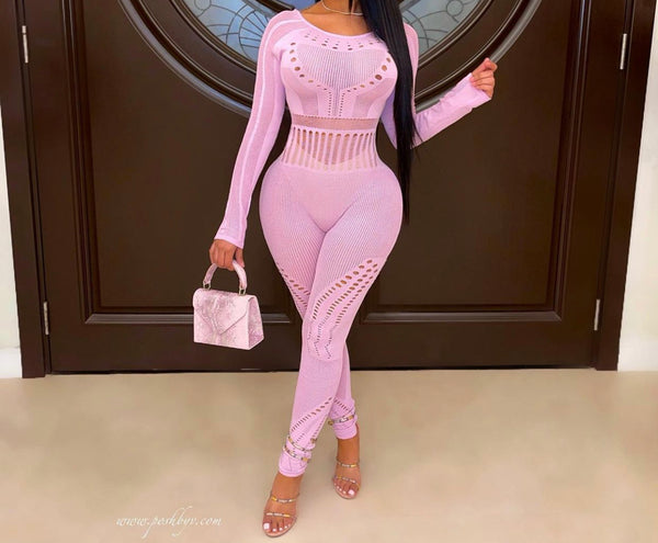 Cara Jumpsuit (Lavender)
