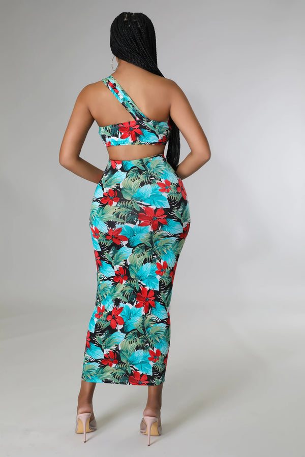 Rose Skirt Set
