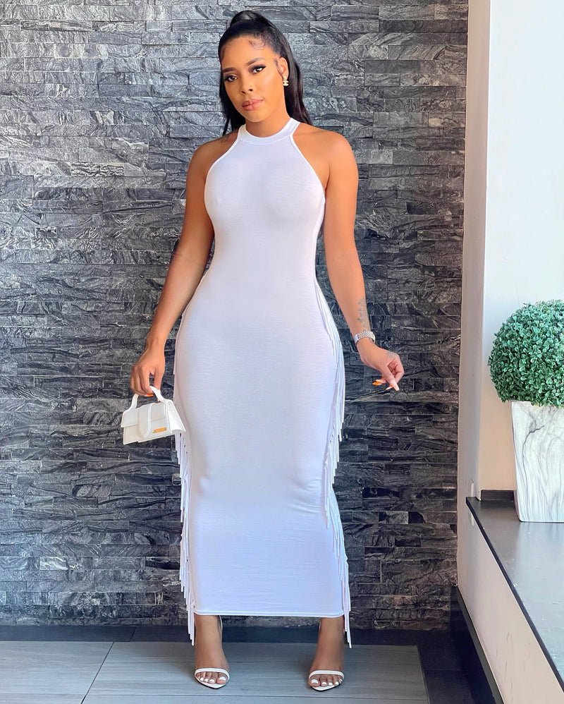 Fringe Maxi Dress