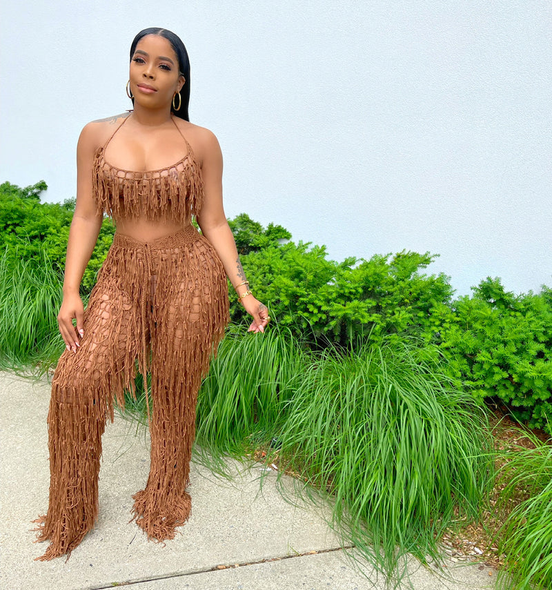 Giving Body Fringe Set (Mocha)