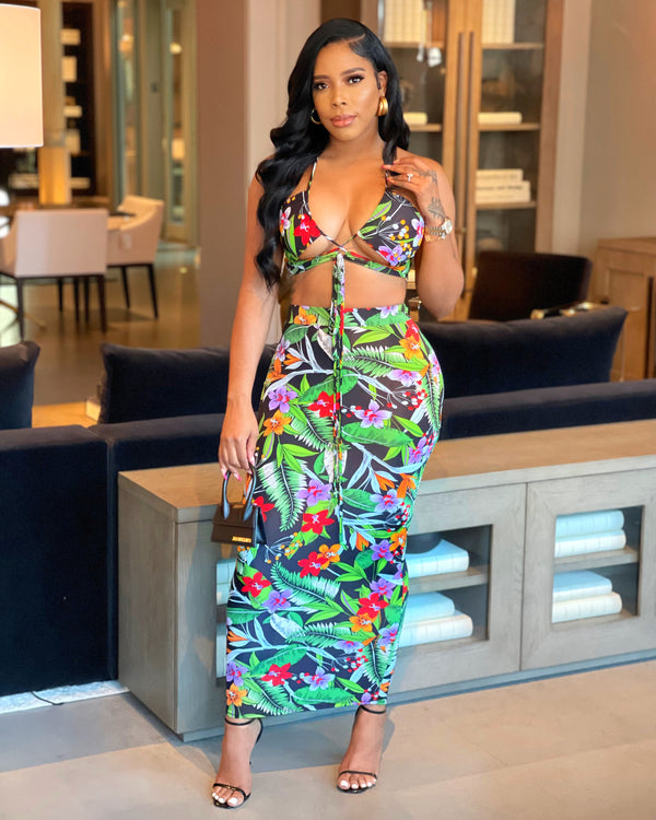 Flora Skirt Set