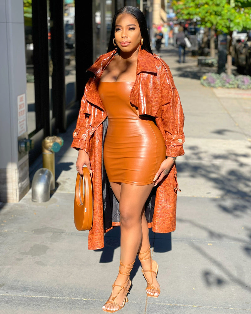 Copper Mini Dress