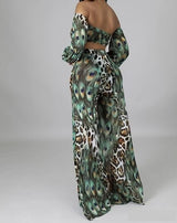 Peacock Pant Set