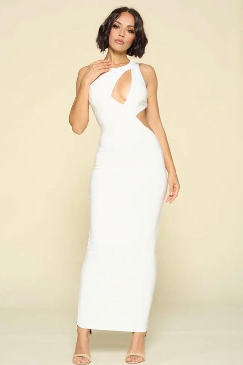 In Your Feelings Dress (White)