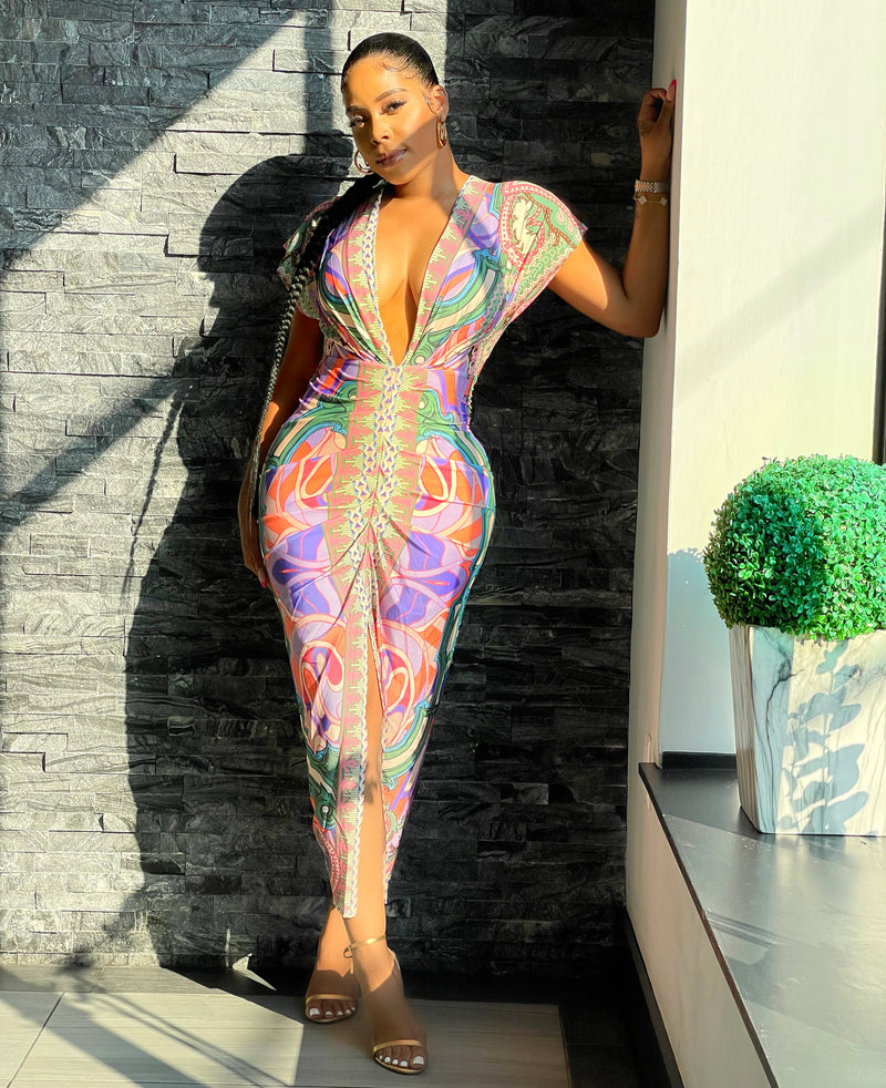 Sultry Slit Dress