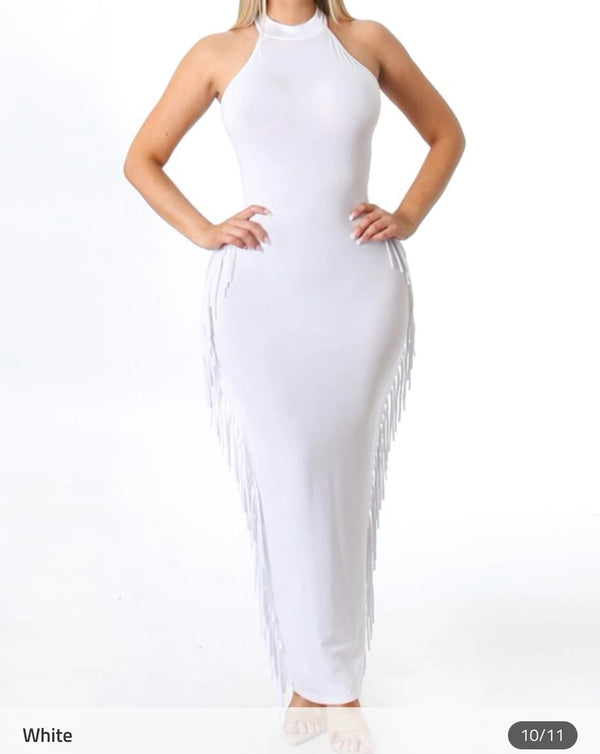 Fringe Maxi Dress