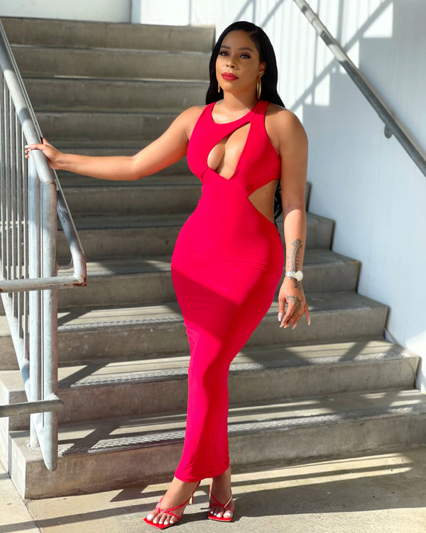 In Your Feelings Dress (Red)