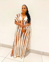 Santorini Cover Up Dress (White)