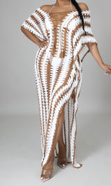 Santorini Cover Up Dress (White)