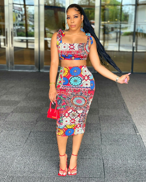 Summer Haze Skirt Set