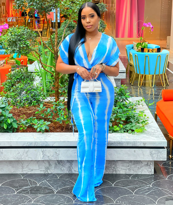 Bali Wrap Set (Blue)