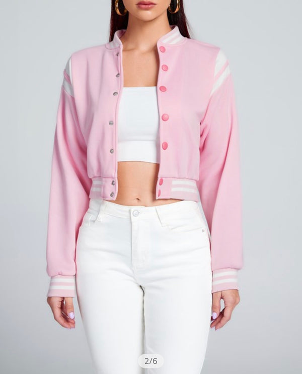 Varsity Jacket (Pink)