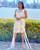 Pull Apart Dress (White)