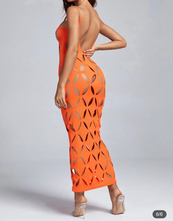 Cut Up Dress