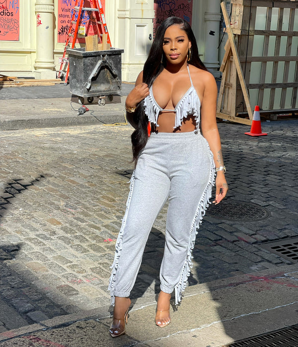 Fringe Jogger Set
