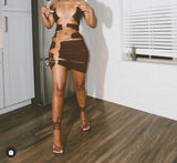 Kiki Dress (Brown)