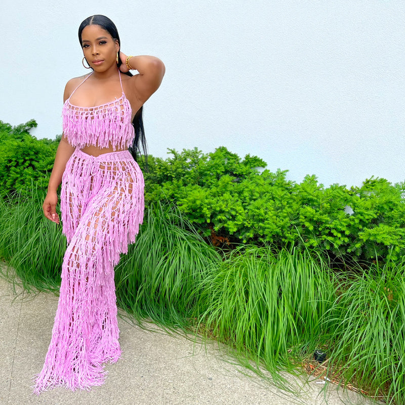 Giving Body Fringe Set (Lavender)
