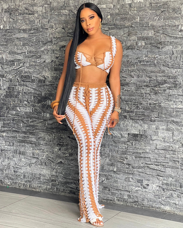 Vacay Mami Set (White)