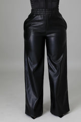 Rouge Leather Pant