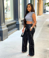 Rouge Leather Pant