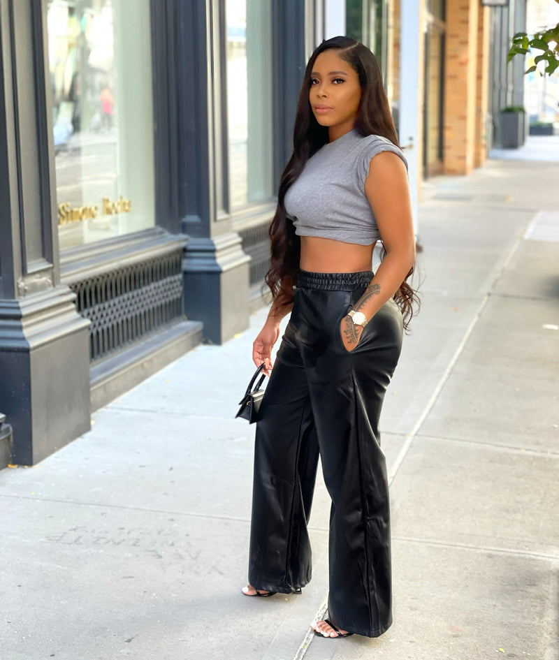Rouge Leather Pant