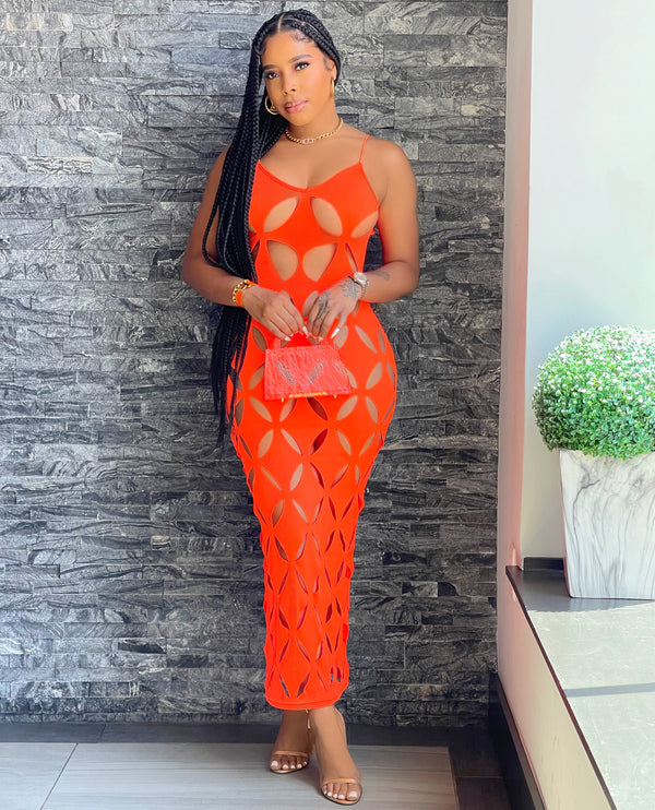Cut Up Dress