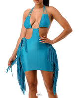 Starburst Fringe Dress