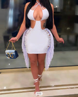 Starburst Fringe Dress